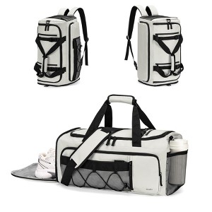 Gym Bag for Men & Women, 35L Sports Duffle Bag for Travel,4 in 1 Weekender Bag,Overnight Backpack - 1 of 4