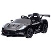 Qaba Maserati GT2 Licensed Ride On Car, 12V 3MPH Battery Powered Electric Car for Kids with Shock-Absorbers, Auxiliary Wheels, Remote, Horn, Black - 4 of 4