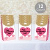 Big Dot of Happiness Be My Galentine - Galentine's & Valentine's Day Gift Favor Bags - Party Goodie Boxes - Set of 12 - 2 of 4