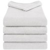 American Soft Linen Turkish Baby Toddler Hooded Bath Towel Set, 100% Cotton Soft Fluffy Baby Toddler Hooded After Shower Towels - 4 of 4