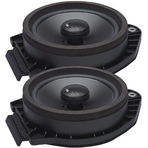 Powerbass OE652-GM2 6.5" 2Ω Direct Fit Premium OEM Replacement Coaxial Speakers Compatible with Select Chevy/GMC Vehicles - 1 of 2