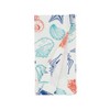 Saro Lifestyle Ocean Breeze Sea Shells Napkin (Set of 4), 20"x20", Multicolored - 3 of 4