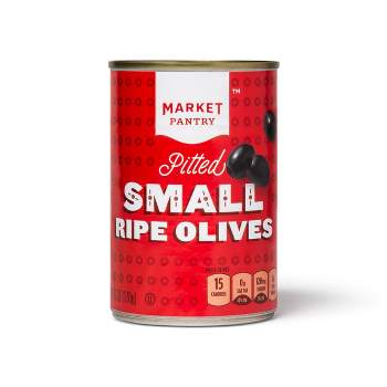 Small Pitted Black Olives - 6oz - Market Pantry™