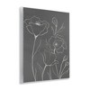 Stupell Industries Gray Poppies Outline Wall Plaque Art - 2 of 4