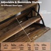 Shoe Cabinet with 2 Flip Drawers, Wood Narrow Shoe Cabinet with Bench & Hooks – Entryway Storage for Hallway, Living Room - 2 of 4