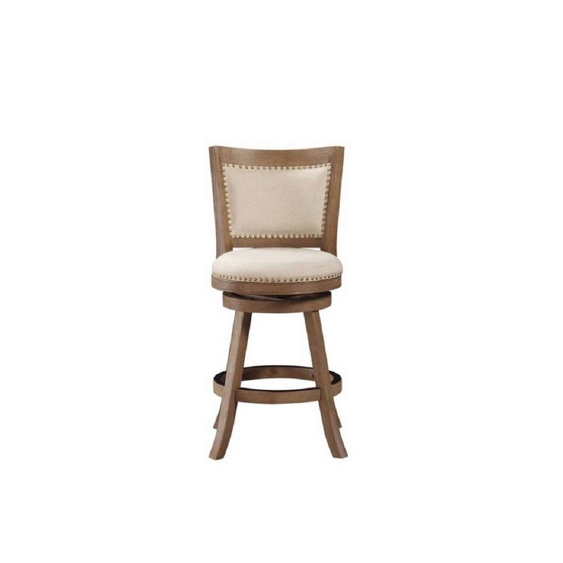 24&#34; Melrose Distressed Counter Height Barstool Driftwood Ivory - Boraam, 3 of 8