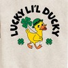 Boys' - Instant Message - St. Patrick's Day Lucky Lil Ducky Graphic Long Sleeve Fleece Sweatshirt - 2 of 4