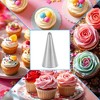 Unique Bargains Piping Tip 304 Stainless Steel Silver Tone 0.51"x0.98"x1.46" 1 Pcs - 2 of 3