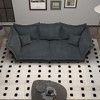 CAVINAS Modern Upholstered Loveseat Sofa, Deep Seat Couches with Multiple Large Soft Pillows, Convertible Deep Seat Chaise Longue, Cloud Couch Sofa - 2 of 4