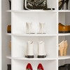 KTMBDW Rotating Shoe Rack Tower, 7-Tier Spinning Shoe Rack, Free Standing 360¡ã Revolving Shoe Organizer, Fits 28 Pairs of Shoes, White - 4 of 4