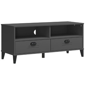 vidaXL TV Stand Storage Media Console Entertainment Center Solid Wood Pine - 1 of 4