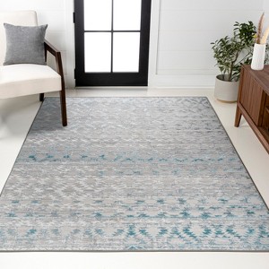 Ancient Faded Trellis Area Rug  - JONATHAN Y - 1 of 4