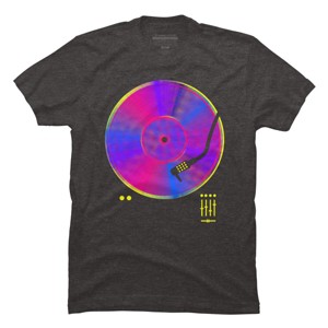 Men's Design By Humans Retro Vinyl By clingcling T-Shirt - 1 of 4