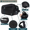 PAVILIA Toiletry Bag for Men, Travel Essentials Shaving Dopp Kit, Water Resistant Cosmetic Makeup Organizer Case - 3 of 4