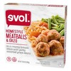 Evol Plated Meals Frozen Garlic Tomato Meatballs & Orzo - 10.8oz - 3 of 4