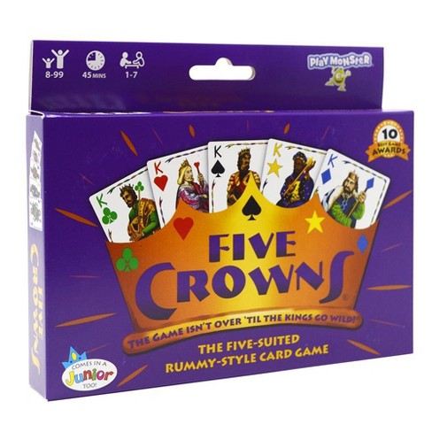 Set Enterprises Five Crowns Five Suited Rummy Style Card Game for sale online 
