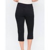 Women's Missy 5 Pocket Side Slit Hem Capri - YMI - 3 of 3