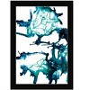 HomeRoots Ocean Living Black Framed Print Wall Art - 4 of 4