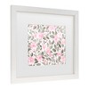 Trademark Fine Art - Rosana Laiz Blursbyai Miriam flowers in pink Matted Framed Art - 3 of 4