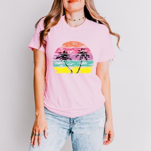 Simply Sage Market Tropical Sunset Short Sleeve Tee - 1 of 4