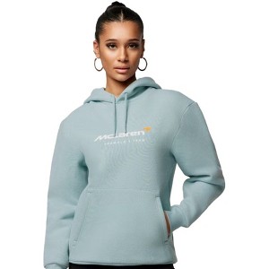 McLaren F1 Women's Core Essentials Logo Hoodie (Cloud Blue, XS) - 1 of 3