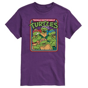 Men's - Teenage Mutant Ninja Turtles - TMNT Retro Group Short Sleeve Graphic T-Shirt - 1 of 4