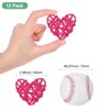 Unique Bargains Heart Shaped Wicker Rattan Decorative DIY Crafts Balls 2.4 Inch 12 Pcs - 2 of 4