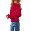 Women's Party Isn't Over Pom Sweater - DAVI & DANI - 2 of 4
