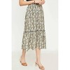 Women's Floral Pleated Ruffled Skirt - Hayden LA - 3 of 4