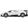 Bugatti Centodieci White with Black Accents Limited Edition 1/64 Diecast  Model Car by True Scale Miniatures