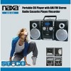 Naxa Electronics NPB-426 Portable CD Player with AM/FM Stereo Radio, Cassette Player/Recorder and Twin Detachable Speakers - 2 of 4