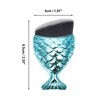 Unique Bargains Angled Mermaids Shape Foundation Brush 1 Pc - 2 of 4