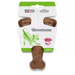 Benebone Wishbone Dog Chew Toy - Bacon