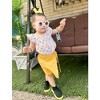 Girls Outfits Ruffle Sleeveless Tops and Skirt Shorts 2-Piece Summer Clothing Set for Kids Yellow 5-6 Years - 4 of 4