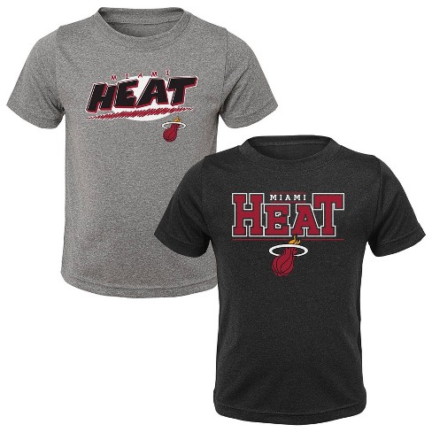 Miami Heat Women's NBA Long Sleeve Baby Jersey Crew Neck Tee