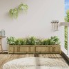 vidaXL Garden Planter 70.9"x12.2"x12.2" Impregnated Wood Pine - 3 of 4