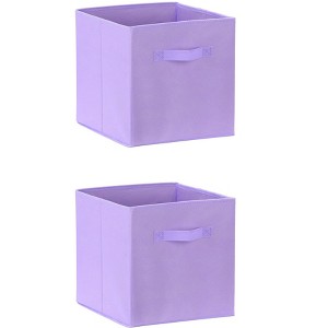 REGALWOVEN Collapsible Fabric Storage Bin with Handle for Organizing Clothes Books 2 Pcs - 1 of 4