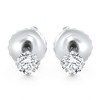 Pompeii3 1/4 Ct Diamond Screw Back Studs 14k White Gold Lab Created Eco Friendly - 3 of 4