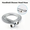 PAGED High Pressure 2 in 1 Dual Shower Head Wall Mounted Shower Faucet Set with Tub Spout, Valve for Bathroom - 3 of 4