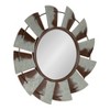 32" Millbrook Windmill Metal Wall Mirror Silver - Kate and Laurel: Galvanized, Rustic Accent, No Assembly Required - 2 of 4