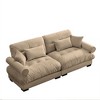 NicBex Couches for Living Room Oversized 2-Seater Sofa Couch Comfort Velvet Upholstered Sofa With Pillows and Bolstered Armrests for Bedroom - 4 of 4
