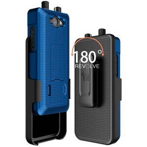 Nakedcellphone Case with Stand and Belt Clip Holster Combo for Sonim XP5plus (XP5900) - 1 of 4