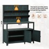 YOOCOZZ Outdoor 50.2" Solid Fir Wood Potting Bench, Planting Table with Large Countertop - 4 of 4