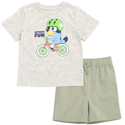 Bluey Bingo Mom Toddler Girls Graphic T-shirt Gray 3t : Target