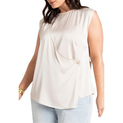 Kira (Plus Size) Overlap Pants