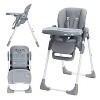 Baby High Chair, Adjustable Infant Highchairs with Removable Tray for Easy Cleaning, Foldable High Chairs for Babies & Toddlers - 2 of 4