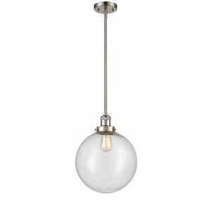 Beacon - 1 Light Stem Hung Mini Pendant In Industrial Style-15 Inches Tall and 12 Inches Wide - 1 of 1