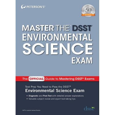 Master the Dsst Environmental Science Exam - by  Peterson's (Paperback)