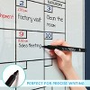 SCRIBBLEDO Yearly Calendar Glass Board 34"x46" Dry Erase Whiteboard 12 Month Wall Planner - 2 of 4