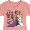 Girls' - Frozen 2 - Friendship Never Melts Away Fitted Short Sleeve Graphic T-Shirt - 2 of 4
